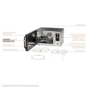 مایکروویو کنوود مدل MWM31 | مایکروویو 30 لیتر | نمایندگی مایکروویو کنوود | تهران کنوود نمایندگی رسمی کنوود